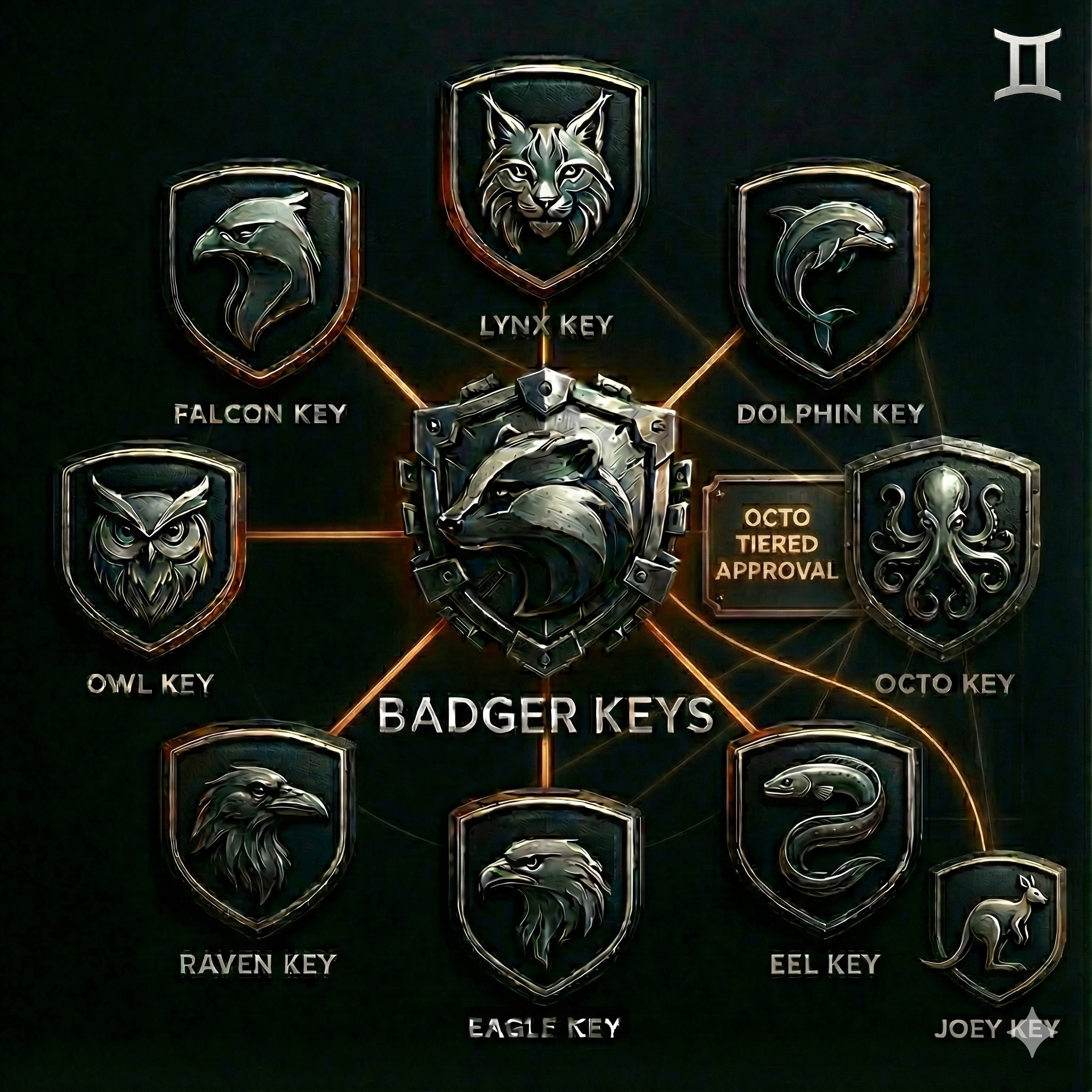 Badger Keys Identity Hierarchy